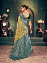 India Silk Mustard Yellow Sarees Crafted With Exquisite Zari Silk Offer A Perfect Blend Of Tradition And Luxury